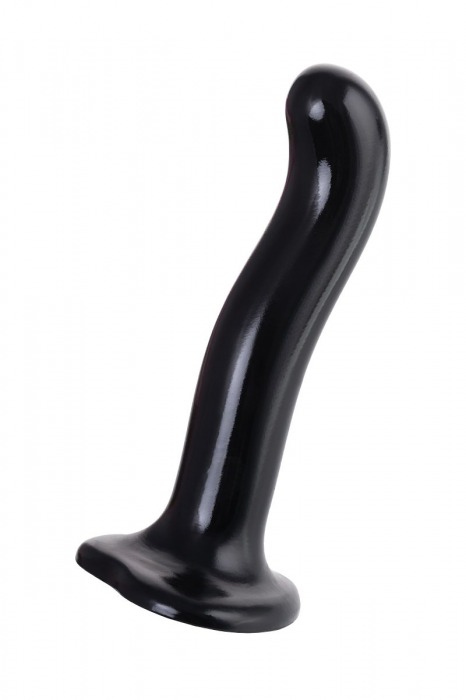 Черный стимулятор для пар P G-Spot Dildo Size M - 18 см. - Strap-on-me - в Ставрополе купить с доставкой