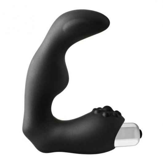 Черный вибромассажер простаты FantASStic Vibrating Prostate Massager - 11,3 см. - Dream Toys - в Ставрополе купить с доставкой