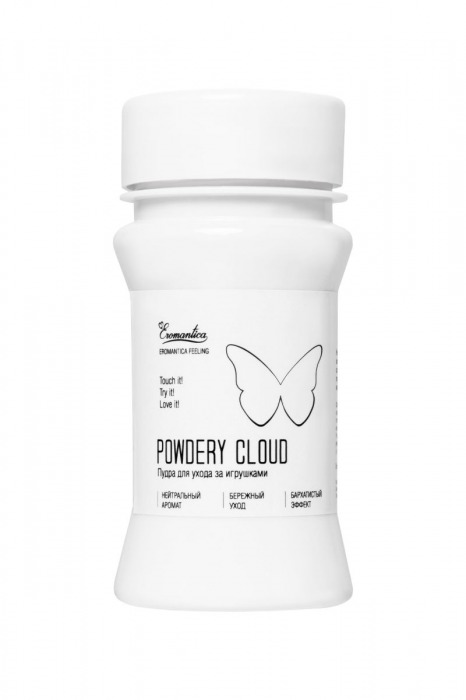 Пудра для ухода за игрушками Powdery Cloud с нейтральным ароматом - 40 гр. - Eromantica - купить с доставкой в Ставрополе