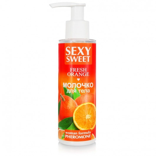 Молочко для тела с феромонами и ароматом апельсина Sexy Sweet Fresh Orange - 150 гр. -  - Магазин феромонов в Ставрополе