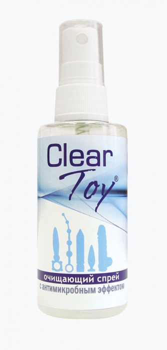 Очищающий спрей Clear Toy с антимикробным эффектом - 100 мл. - Биоритм - купить с доставкой в Ставрополе