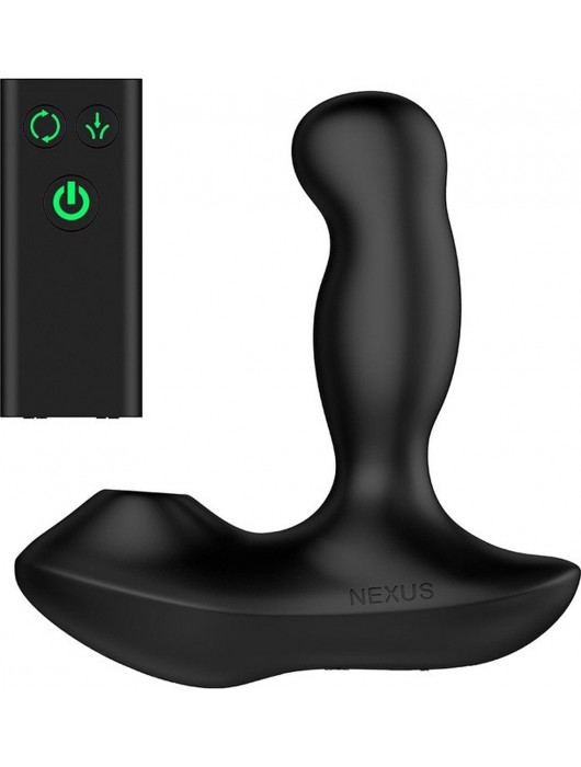 Черный вибратор-ротатор для стимуляции простаты Nexus Revo Air - Nexus Range - в Ставрополе купить с доставкой