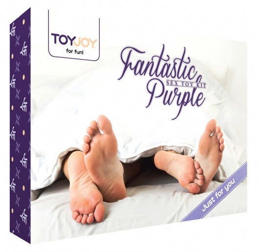 Эротический набор FANTASTIC PURPLE SEX TOY KIT - Toy Joy - купить с доставкой в Ставрополе