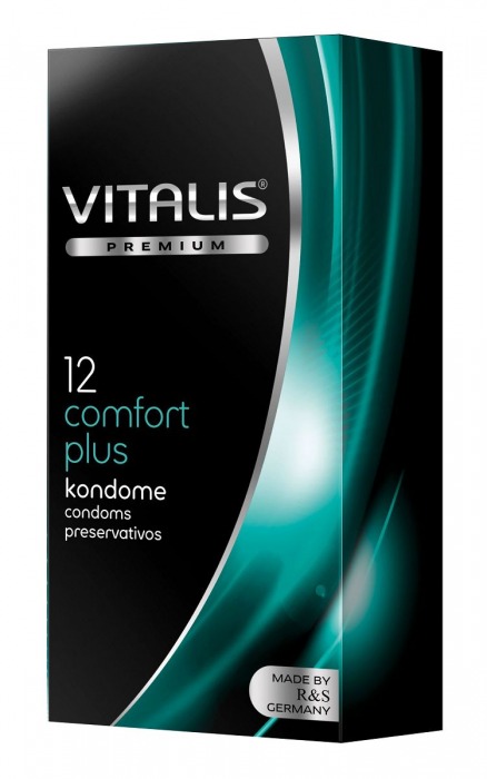 Контурные презервативы VITALIS PREMIUM comfort plus - 12 шт. - Vitalis - купить с доставкой в Ставрополе