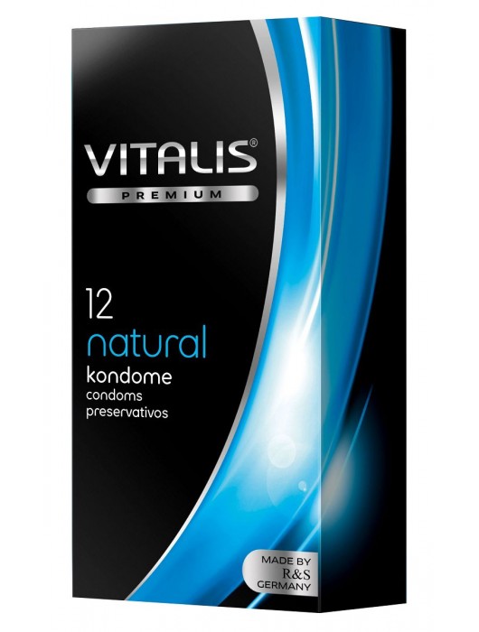 Классические презервативы VITALIS PREMIUM natural - 12 шт. - Vitalis - купить с доставкой в Ставрополе