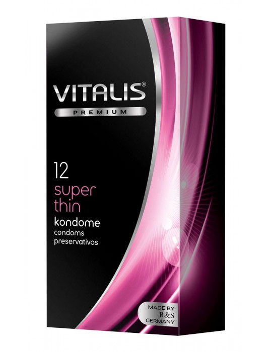 Ультратонкие презервативы VITALIS PREMIUM super thin - 12 шт. - Vitalis - купить с доставкой в Ставрополе