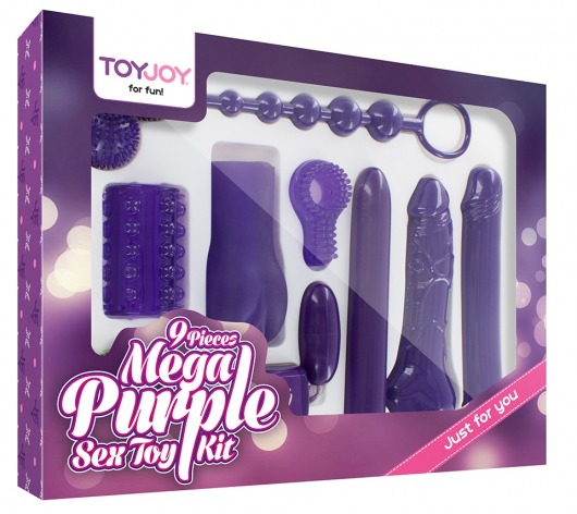 Эротический набор Toy Joy Mega Purple - Toy Joy - купить с доставкой в Ставрополе