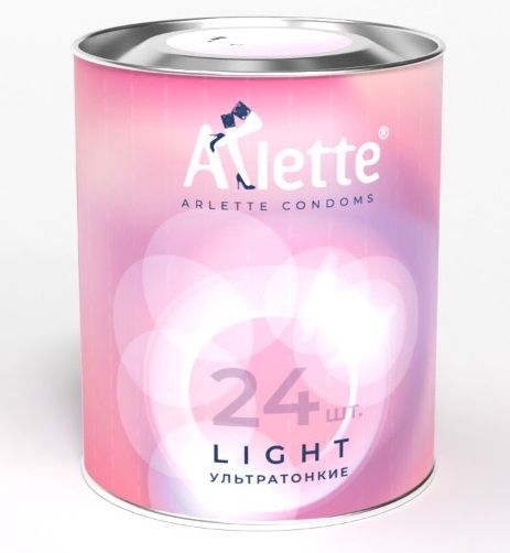 Ультратонкие презервативы Arlette Light - 24 шт. - Arlette - купить с доставкой в Ставрополе