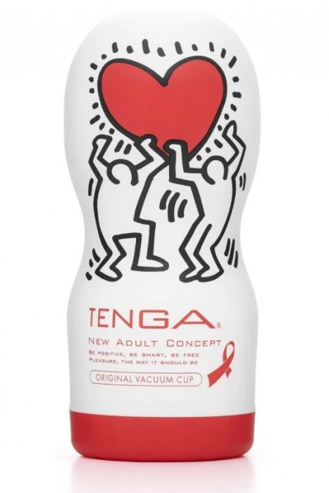 Мастурбатор Keith Haring Cup Deep Throat - Tenga - в Ставрополе купить с доставкой