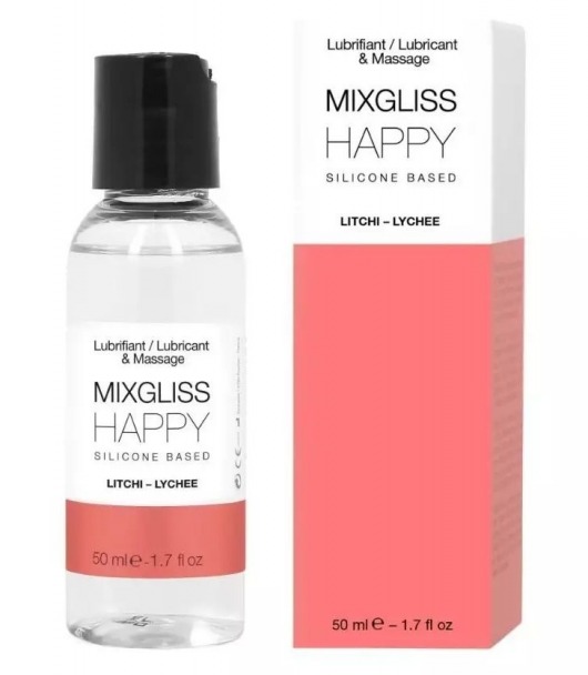 Смазка на силиконовой основе Mixgliss Happy - 50 мл. - Mixgliss - купить с доставкой в Ставрополе