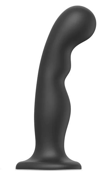 Черная насадка Strap-On-Me Dildo Plug P G size XXL - Strap-on-me - купить с доставкой в Ставрополе