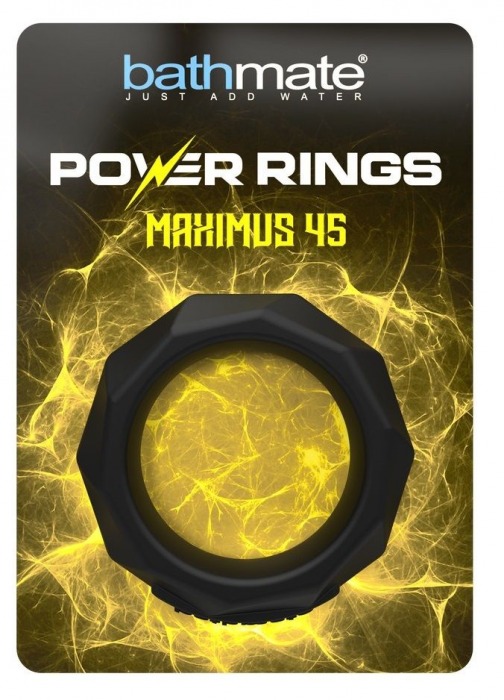 Черное эрекционное кольцо Maximus 45 - Bathmate - в Ставрополе купить с доставкой
