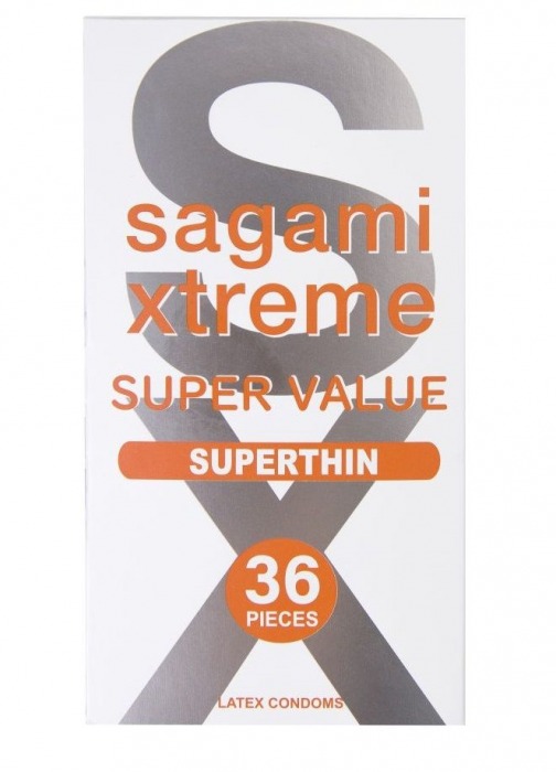 Ультратонкие презервативы Sagami Xtreme Superthin - 36 шт. - Sagami - купить с доставкой в Ставрополе