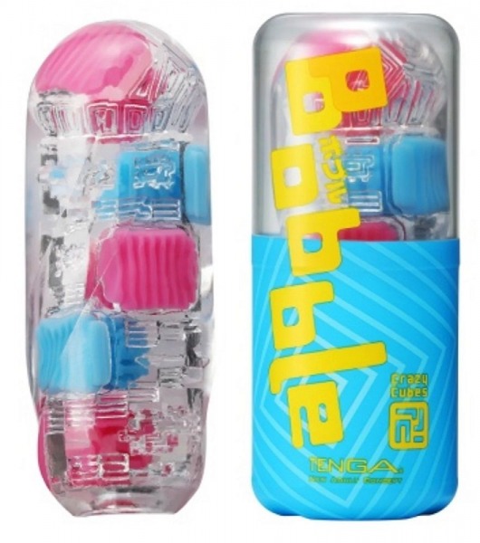 Мастурбатор Tenga Bobble Crazy Cubes - Tenga - в Ставрополе купить с доставкой