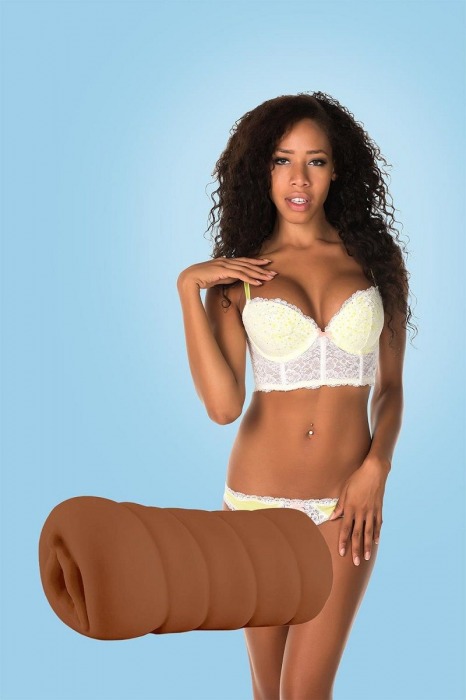 Коричневый мастурбатор-вагина BRIANNA - Dream Toys - в Ставрополе купить с доставкой