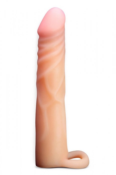 Телесная насадка на пенис Cock Xtender - 17,7 см. - Blush Novelties - в Ставрополе купить с доставкой