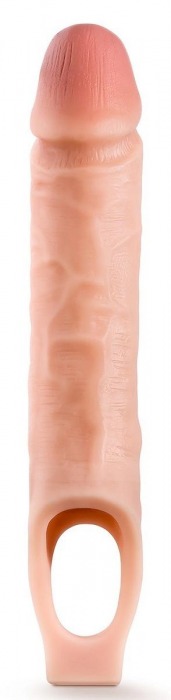 Телесная насадка на пенис 10 Inch Cock Sheath Extender - 25 см. - Blush Novelties - в Ставрополе купить с доставкой