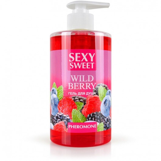 Гель для душа Sexy Sweet Wild Berry с ароматом лесных ягод и феромонами - 430 мл. -  - Магазин феромонов в Ставрополе