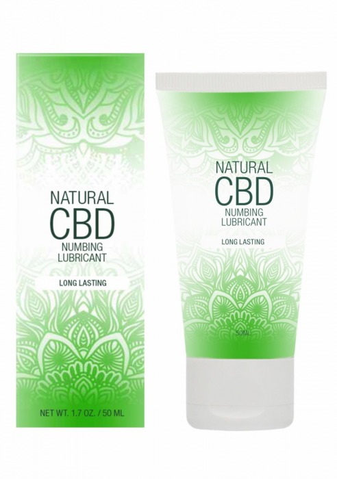 Лубрикант с пролонгирующим эффектом Natural CBD Numbing Lubricant - 50 мл. - Shots Media BV - купить с доставкой в Ставрополе