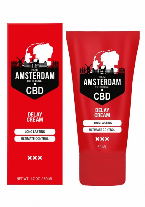 Крем-пролонгатор CBD from Amsterdam Delay Cream - 50 мл. - Shots Media BV - купить с доставкой в Ставрополе