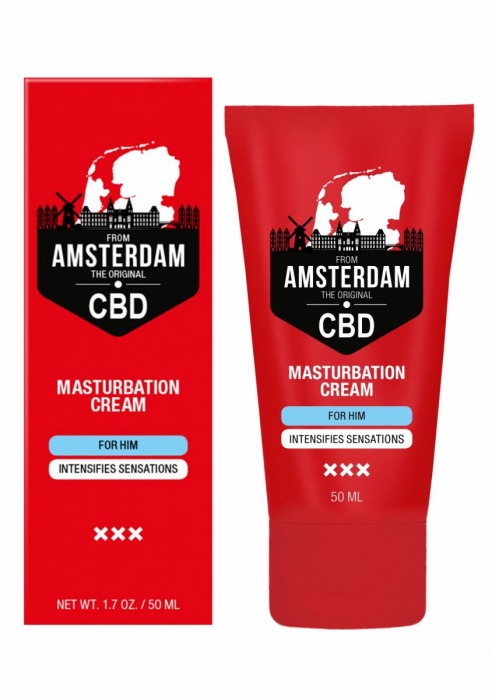 Крем для мастурбации для мужчин CBD from Amsterdam Masturbation Cream For Him - 50 мл. - Shots Media BV - купить с доставкой в Ставрополе