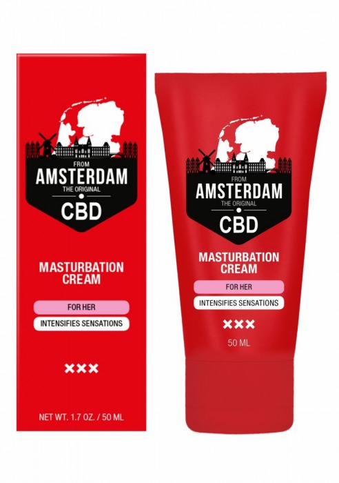 Крем для мастурбации для женщин CBD from Amsterdam Masturbation Cream For Her - 50 мл. - Shots Media BV - купить с доставкой в Ставрополе