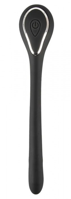 Черный гибкий уретральный стимулятор с вибрацией Vibrating Bendable Dilator - 13,5 см. - Orion - купить с доставкой в Ставрополе
