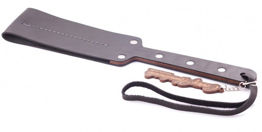 Гладкий мягкий удлиненный пэддл с заклепками - 32 см. - Crazy Handmade - купить с доставкой в Ставрополе