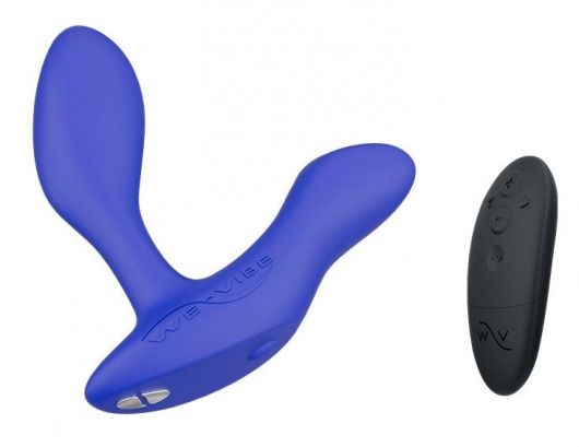Синий анальный вибратор We-Vibe Vector+ - We-vibe - в Ставрополе купить с доставкой