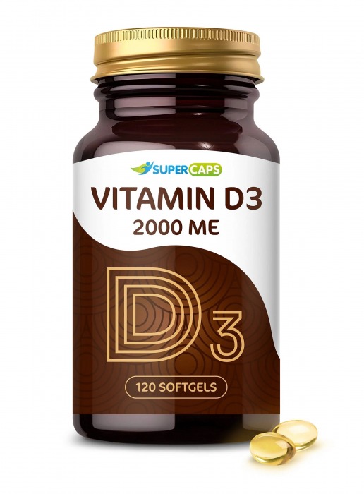Пищевая добавка SuperCaps VITAMIN D3 2000 ME - 120 капсул - SuperCaps - купить с доставкой в Ставрополе
