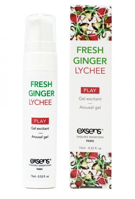 Возбуждающий гель Fresh Ginger Lychee Arousal Gel - 15 мл. - Exsens - купить с доставкой в Ставрополе