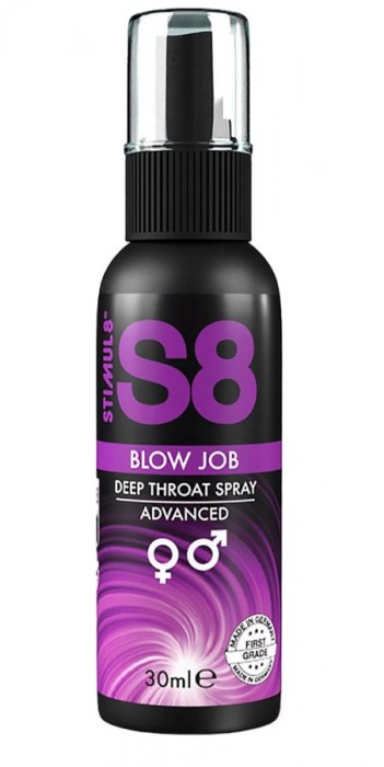 Лубрикант для орального секса S8 Deep Throat Spray - 30 мл. - Stimul8 - купить с доставкой в Ставрополе