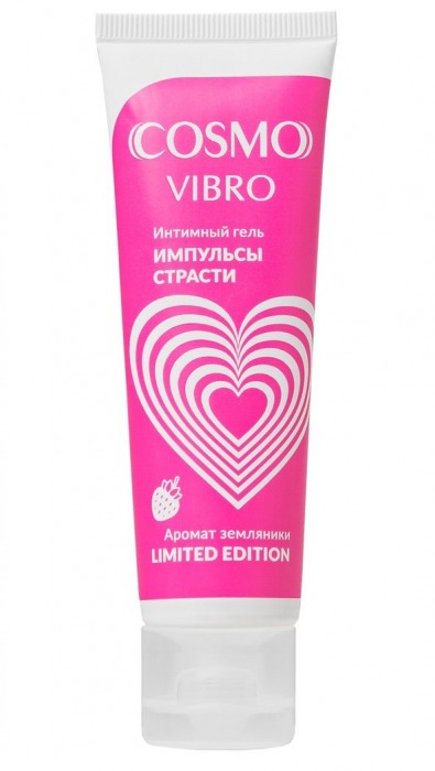 Возбуждающий гель на водно-силиконовой основе Cosmo Vibro с ароматом земляники - 50 гр. - Биоритм - купить с доставкой в Ставрополе