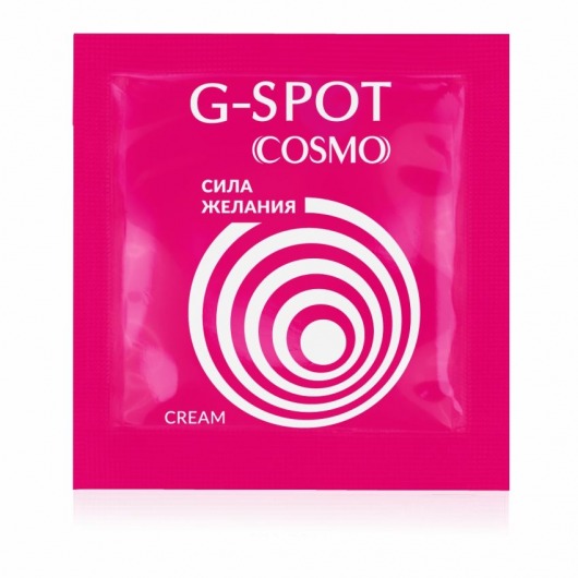 Стимулирующий интимный крем для женщин Cosmo G-spot - 2 гр. - Биоритм - купить с доставкой в Ставрополе