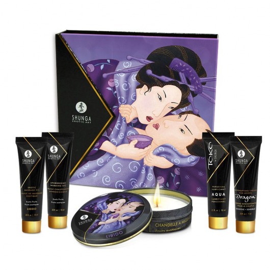 Подарочный набор Geishas secret из 5 предметов - Shunga - купить с доставкой в Ставрополе