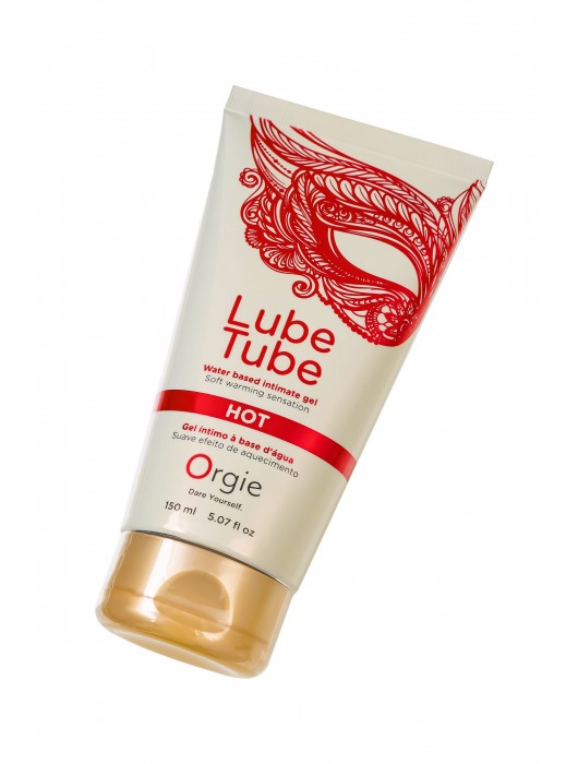 Интимный гель на водной основе Lube Tube Hot с разогревающим эффектом - 150 мл. - ORGIE - купить с доставкой в Ставрополе