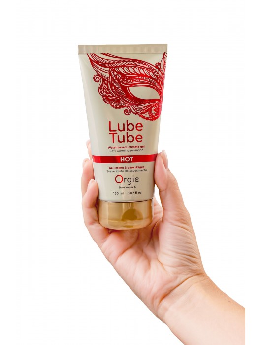 Интимный гель на водной основе Lube Tube Hot с разогревающим эффектом - 150 мл. - ORGIE - купить с доставкой в Ставрополе
