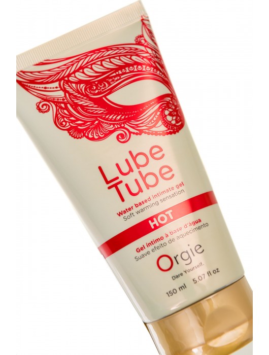 Интимный гель на водной основе Lube Tube Hot с разогревающим эффектом - 150 мл. - ORGIE - купить с доставкой в Ставрополе