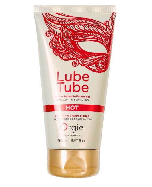 Интимный гель на водной основе Lube Tube Hot с разогревающим эффектом - 150 мл. - ORGIE - купить с доставкой в Ставрополе