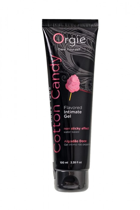 Интимный гель на водной осное Lube Tube Cotton Candy со вкусом сахарной ваты - 100 мл. - ORGIE - купить с доставкой в Ставрополе