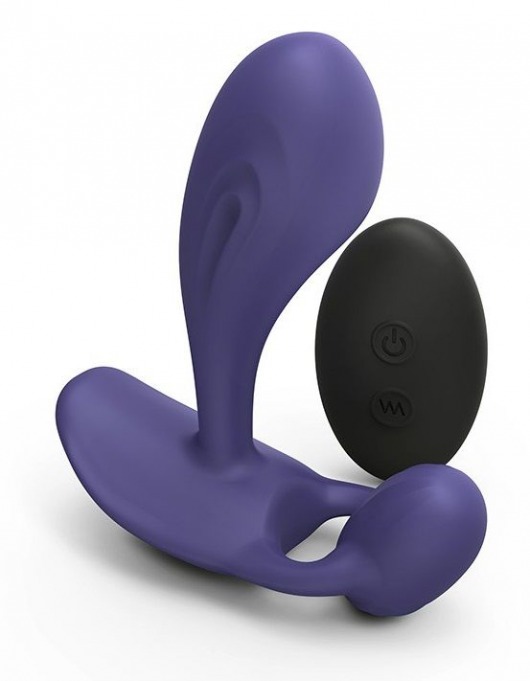 Темно-синий вибромассажер Witty P G Vibrator with Remote Control - Love to Love - в Ставрополе купить с доставкой