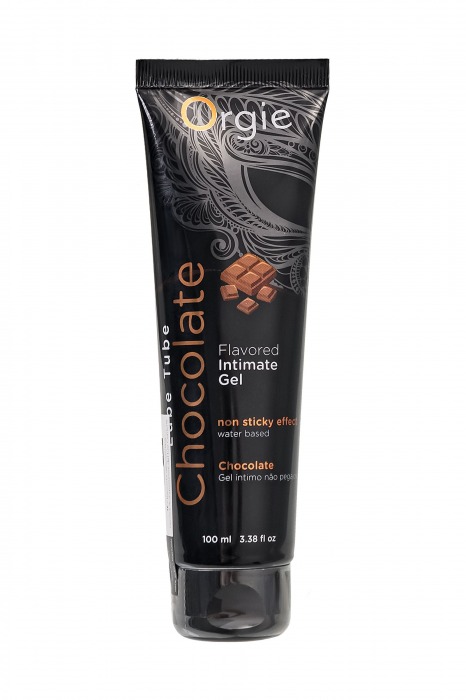Интимный гель на водной основе Lube Tube Chocolate с шоколадным вкусом - 100 мл. - ORGIE - купить с доставкой в Ставрополе