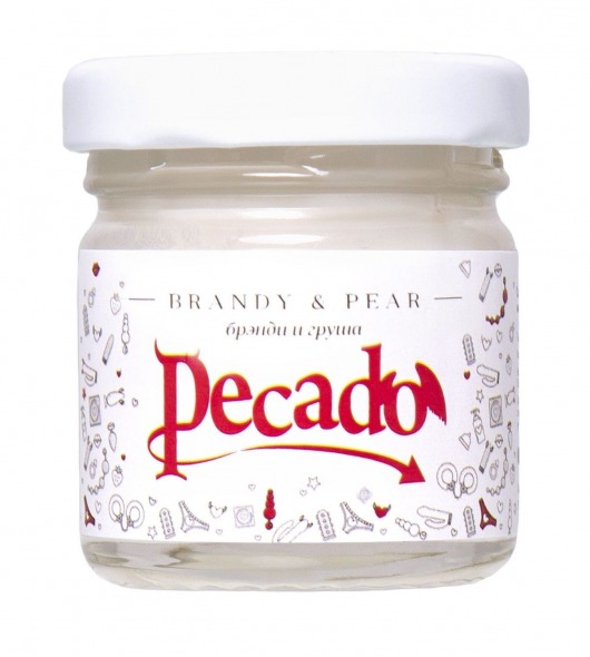 Массажная свеча Brandy   Pear - 35 мл. - Pecado - купить с доставкой в Ставрополе