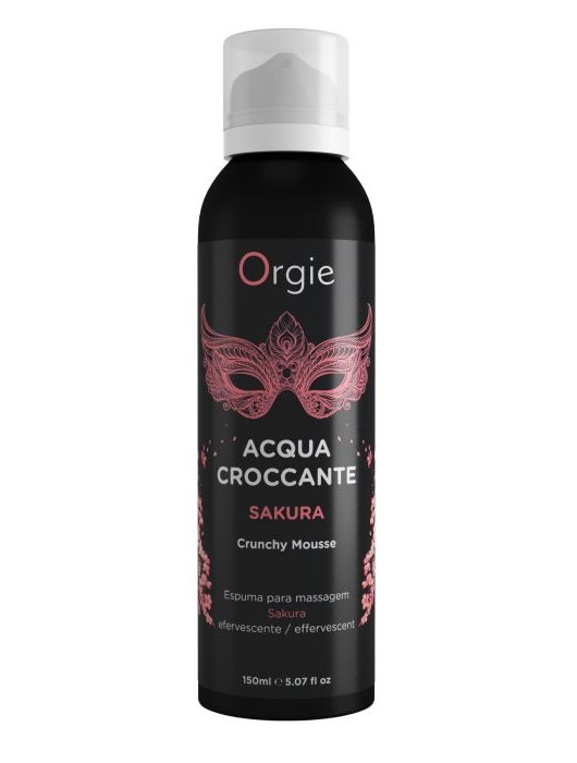 Хрустящая пенка для массажа Orgie Acqua Croccante Sakura с ароматом сакуры - 150 мл. - ORGIE - купить с доставкой в Ставрополе