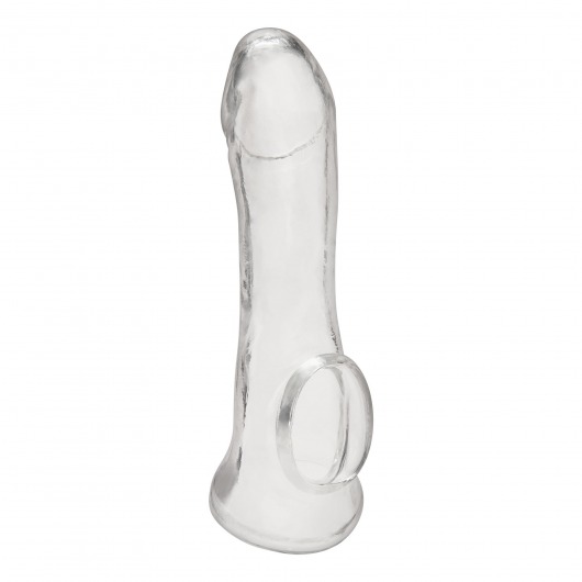 Прозрачная насадка на пенис Transparent Penis Enhancing Sleeve Extension - 15,9 см. - BlueLine - в Ставрополе купить с доставкой