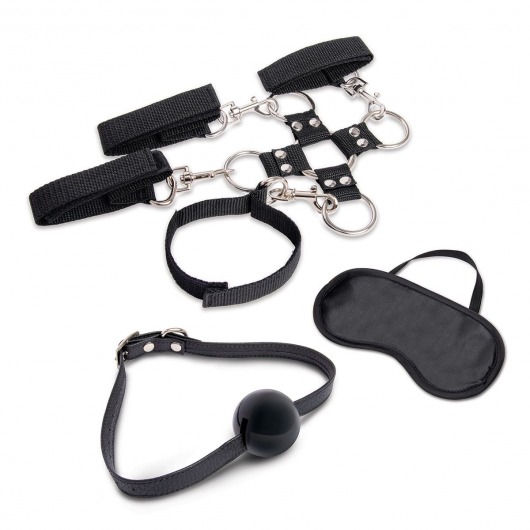 Набор для фиксации из 7 предметов Hogtie   Ball Gag Kit - Lux Fetish - купить с доставкой в Ставрополе