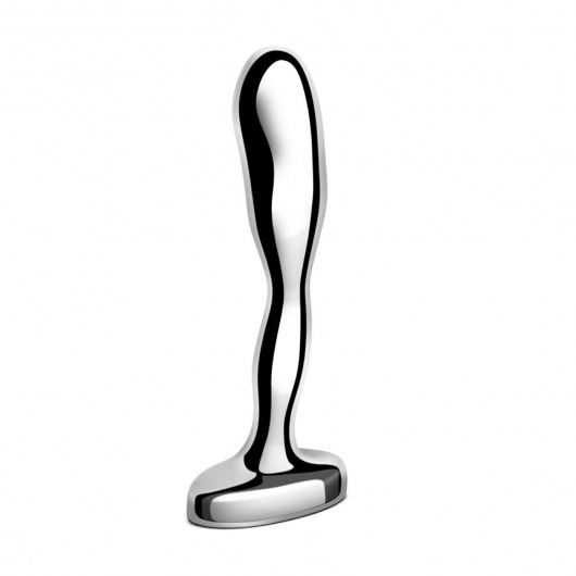 Стальной стимулятор простаты Stainless Steel Prostate Plug - 11,5 см. - b-Vibe - в Ставрополе купить с доставкой