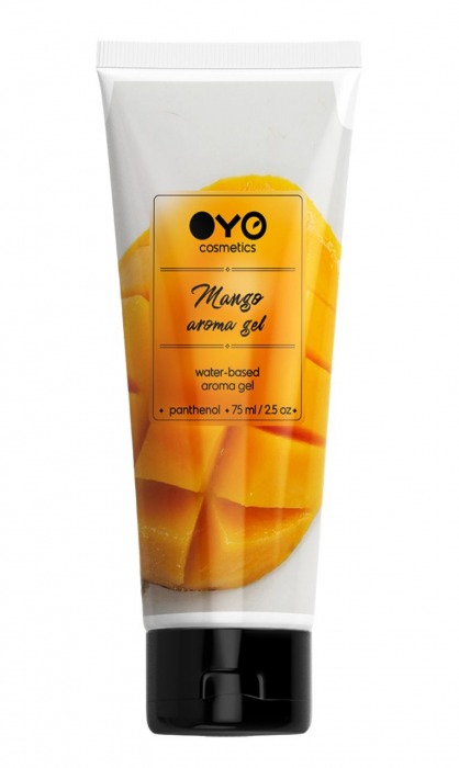 Лубрикант на водной основе OYO Aroma Gel Mango с ароматом манго - 75 мл. - OYO - купить с доставкой в Ставрополе