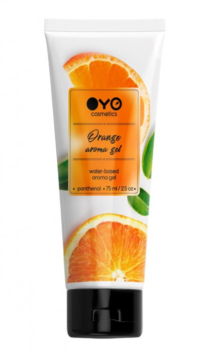 Лубрикант на водной основе OYO Aroma Gel Orange с ароматом апельсина - 75 мл. - OYO - купить с доставкой в Ставрополе