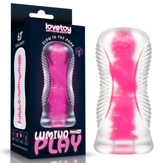 Светящийся в темноте мастурбатор 6.0 Lumino Play Masturbator - Lovetoy - в Ставрополе купить с доставкой